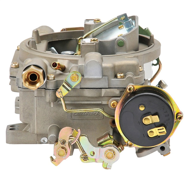 Edelbrock Carburetor Marine 4-Barrel 600 CFM Electric Choke - Bull Strap