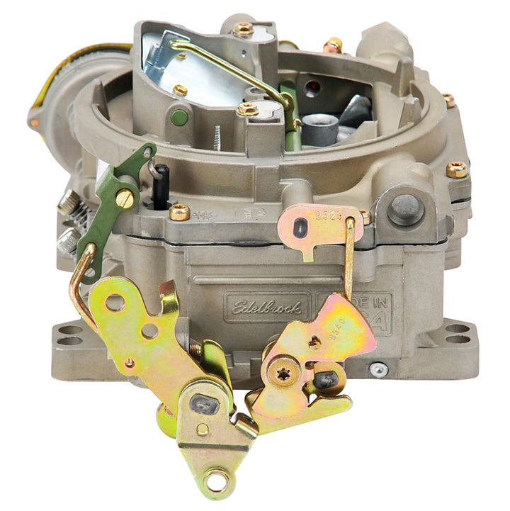 Edelbrock Carburetor Marine 4-Barrel 600 CFM Electric Choke - Bull Strap