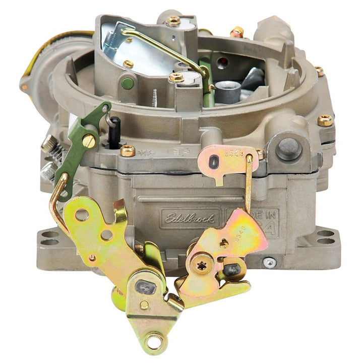 Edelbrock Carburetor Marine 4-Barrel 600 CFM Electric Choke - Bull Strap