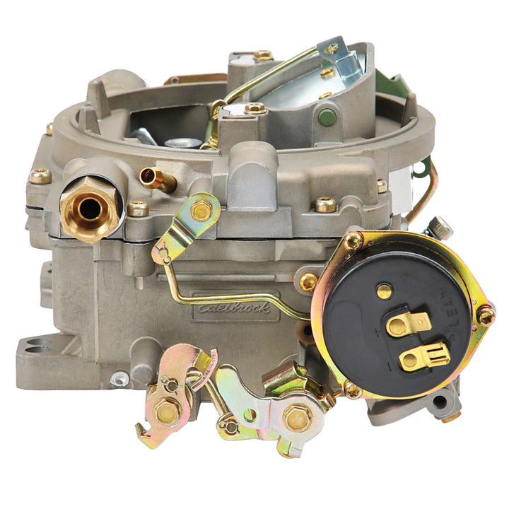 Edelbrock Carburetor Marine 4-Barrel 600 CFM Electric Choke - Bull Strap