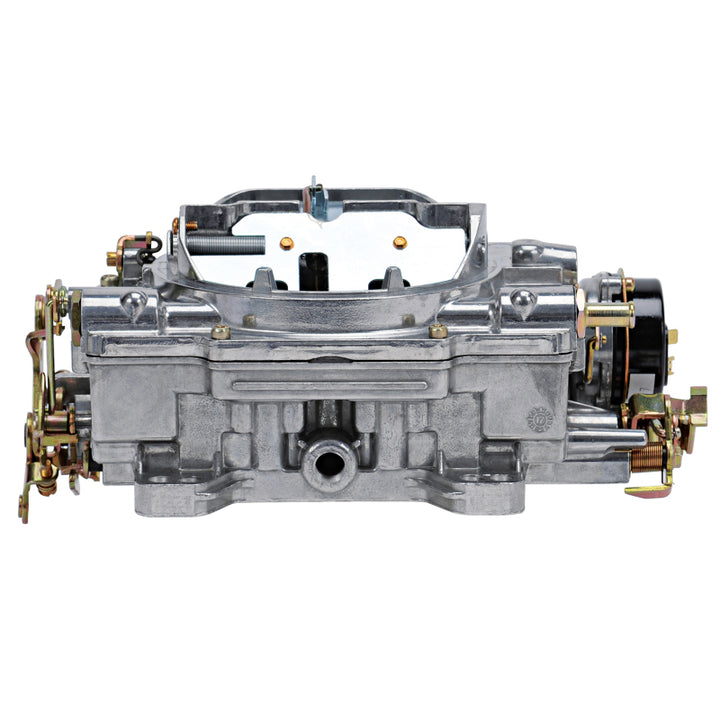 Edelbrock Carburetor Thunder Series 4-Barrel 800 CFM Electric Choke Calibration Satin Finish - Bull Strap
