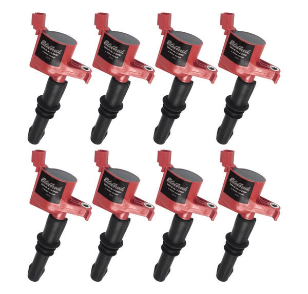 Edelbrock Ford 2004-2008 V8 4.6L/5.4L Ignition Coil - Set of 8 - Bull Strap