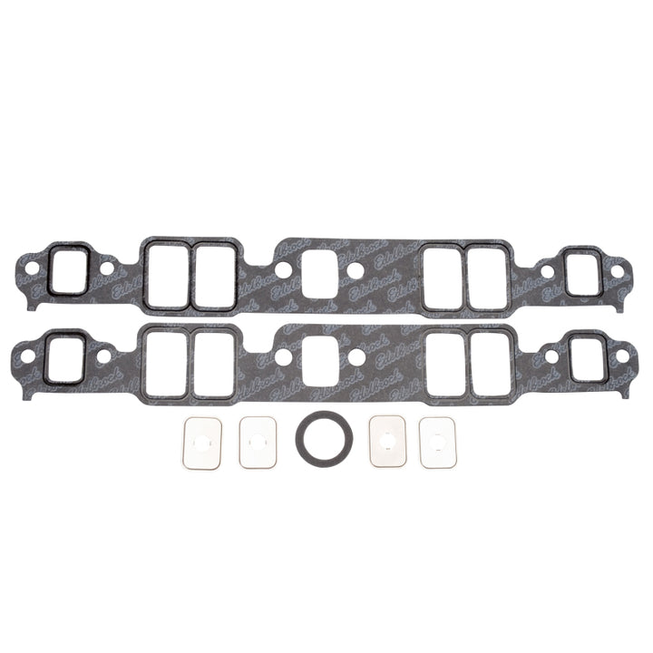Edelbrock S/B Chev Intake Gasket - Bull Strap