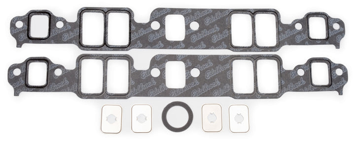 Edelbrock S/B Chev Intake Gasket - Bull Strap