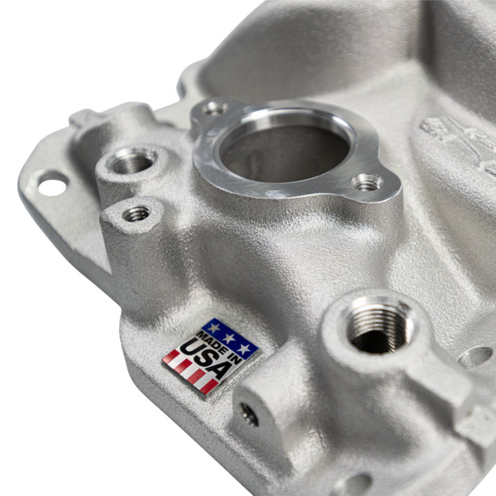Edelbrock SBC Performer Eps Manifold - Bull Strap
