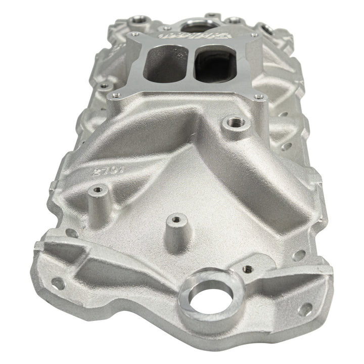 Edelbrock SBC Performer Eps Manifold - Bull Strap