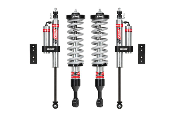 Eibach 05-15 Toyota Tacoma Pro-Truck Coilover Stage 2R (Front Coilovers + Rear Reservoir Shocks ) - Bull Strap