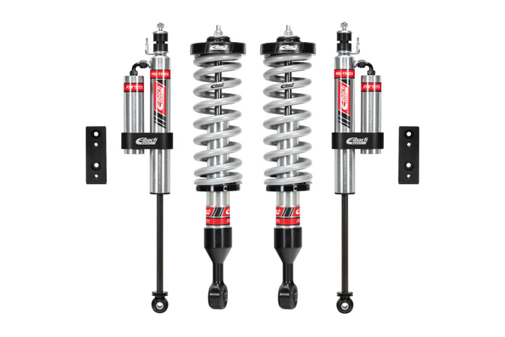 Eibach 05-15 Toyota Tacoma Pro-Truck Coilover Stage 2R (Front Coilovers + Rear Reservoir Shocks ) - Bull Strap