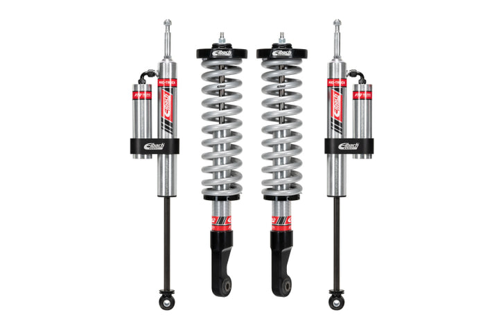 Eibach 07-15 Toyota Tundra Pro-Truck Coilover 2.0 Front w/ Rear Res Shocks Kit - Bull Strap