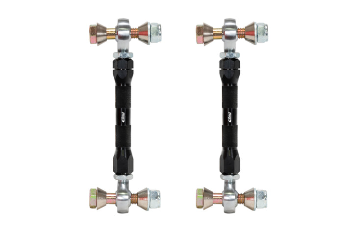 Eibach Front Adjustable Anti-Roll End Link Kit 15-17 Ford Mustang S550 / 15-20 Shelby GT350 - Bull Strap