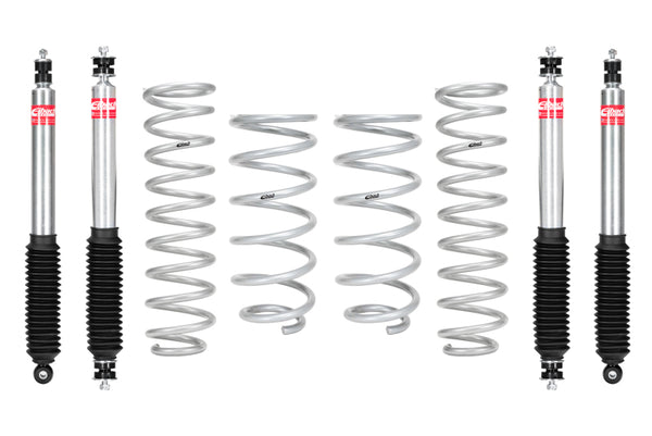 Eibach Pro-Truck Lift Kit 91-97 Toyota Land Cruiser (Incl. Lift Springs and Pro-Truck Sport Shocks) - Bull Strap
