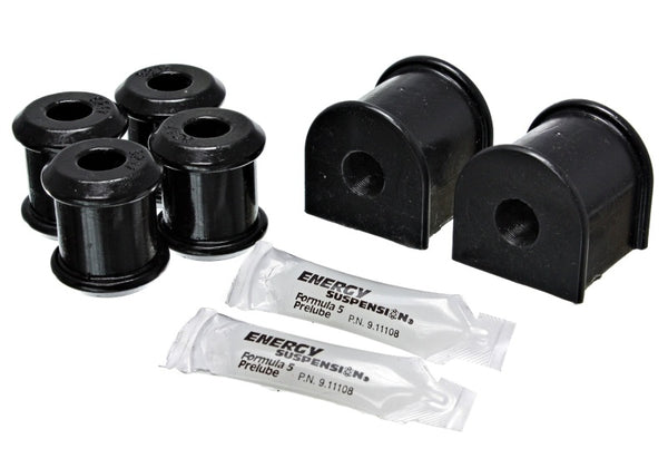Energy Suspension 00-04 Dodge Dakota 4WD / 00-03 Durango 4WD Black 15mm Rear Sway Bar Bushing Set - Bull Strap