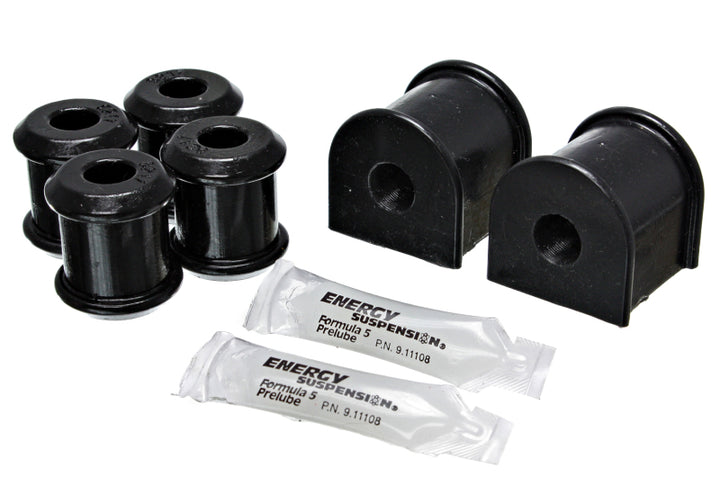 Energy Suspension 00-04 Dodge Dakota 4WD / 00-03 Durango 4WD Black 15mm Rear Sway Bar Bushing Set - Bull Strap