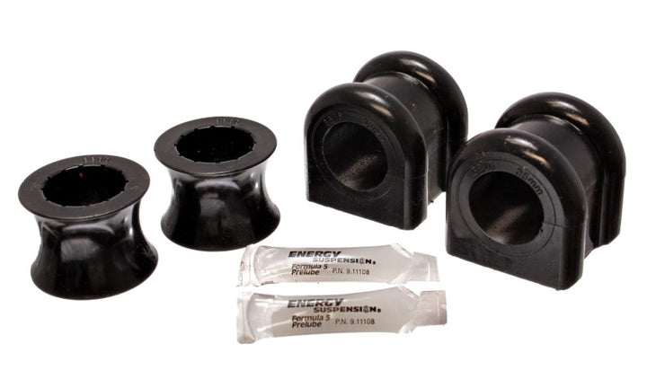 Energy Suspension 00-04 Dodge Dakota 4WD / 00-04 Durango 4WD Black 35mm Front Sway Bar Bushing Set - Bull Strap