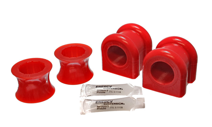 Energy Suspension 00-04 Dodge Dakota 4WD / 00-04 Durango 4WD Red 35mm Front Sway Bar Bushing Set - Bull Strap