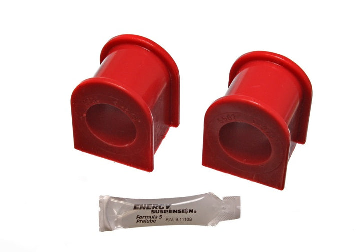 Energy Suspension 00-04 Ford Excursion 4wd Red 36mm Front Sway Bar Bushing Set - Bull Strap