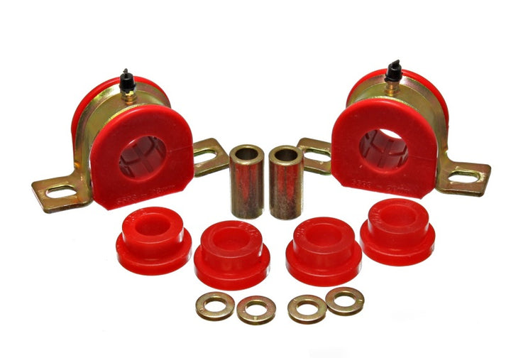 Energy Suspension 00-06 Tahoe/Yukon/Denali 2WD Red 28mm Rear Sway Bar Bushing Set - Bull Strap