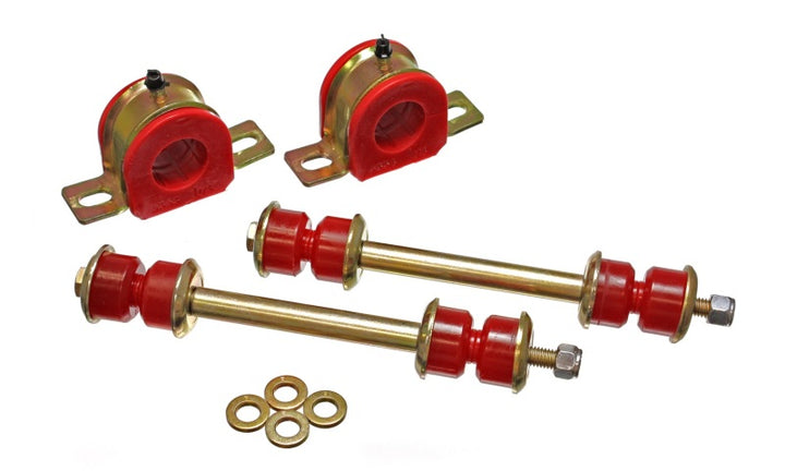 Energy Suspension 00-06 Tahoe/Yukon/Denali 2WD Red 32mm Front Sway Bar Bushing Set - Bull Strap
