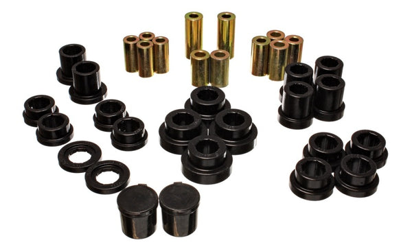 Energy Suspension 00-09 Honda S2000 Black Rear End Control Arm Bushing Set - Bull Strap