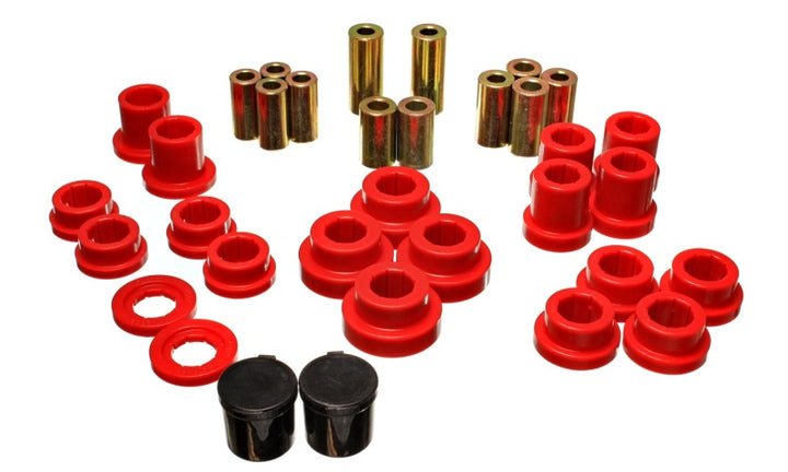 Energy Suspension 00-09 Honda S2000 Red Rear End Control Arm Bushing Set - Bull Strap