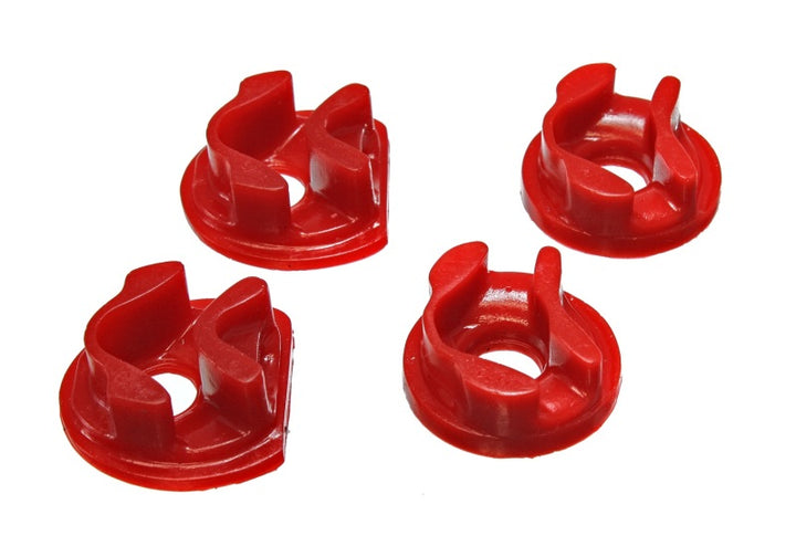 Energy Suspension 01-05 Honda Civic/CRX Red Motor Mount Inserts (Manual Transmission) (2 Torque Moun - Bull Strap