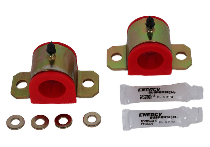 Energy Suspension 01-05 Lexus IS300 Front Sway Bar Bushing Set - Red - Bull Strap