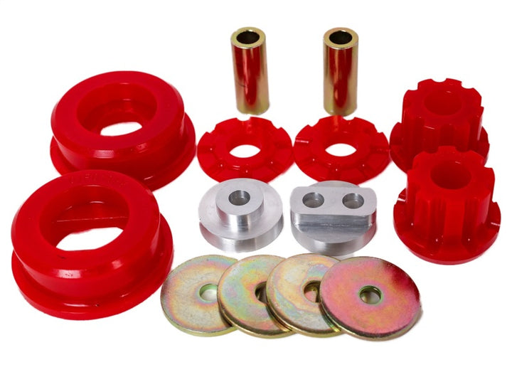 Energy Suspension 01-05 Lexus IS300 Rear Differential Bushing Set - Red - Bull Strap