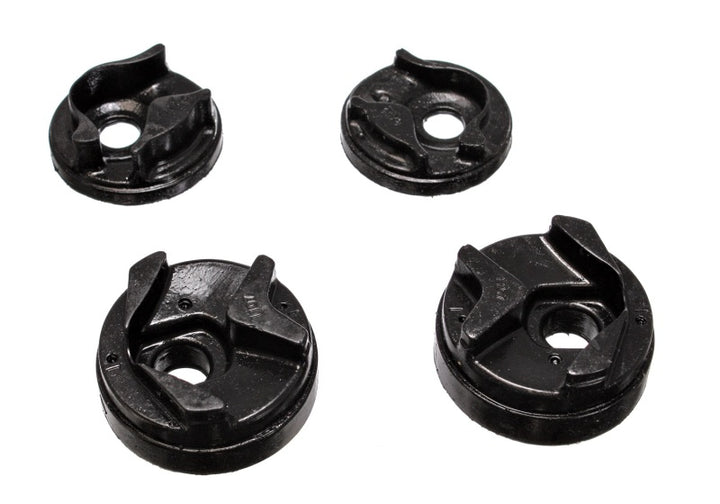 Energy Suspension 02-03 Nissan Sentra/200SX Black Motor Mount Insert Set (w/ Spec V 2.5L engine man - Bull Strap