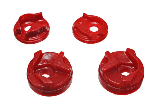 Energy Suspension 02-03 Nissan Sentra/200SX Red Motor Mount Insert Set (w/ Spec V 2.5L engine manua - Bull Strap
