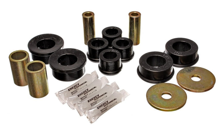 Energy Suspension 02-06 Subaru Impreza/WRX Black Front Control Arm Bushing Set - Bull Strap