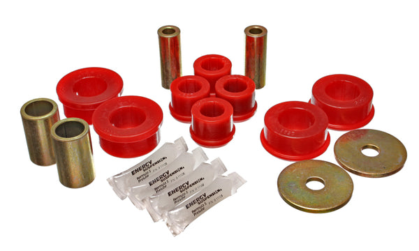 Energy Suspension 02-06 Subaru Impreza/WRX Red Front Control Arm Bushing Set - Bull Strap