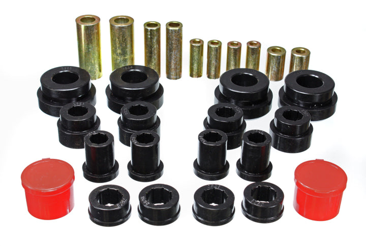 Energy Suspension 02-09 350Z / 03-07 Infiniti G35 Black Front Control Arm Bushing Set - Bull Strap