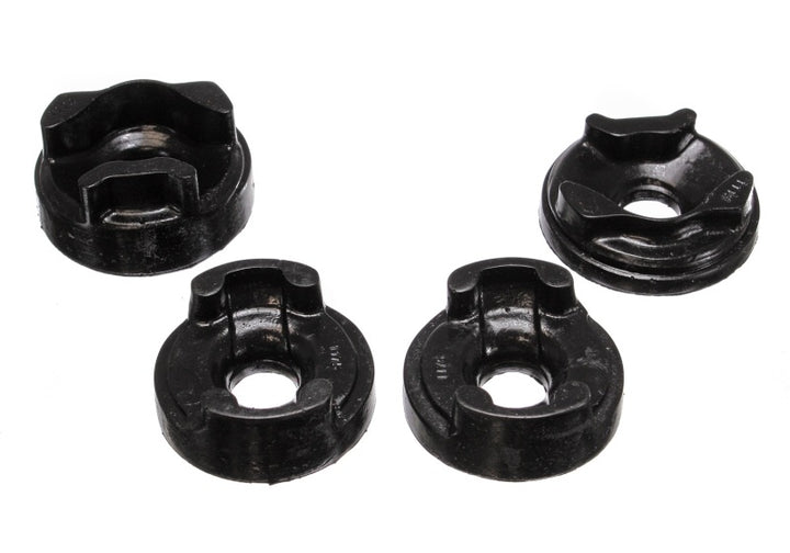 Energy Suspension 03-06 Toyota Matrix Black Motor Mount Insert Set (front and rear torque positions - Bull Strap