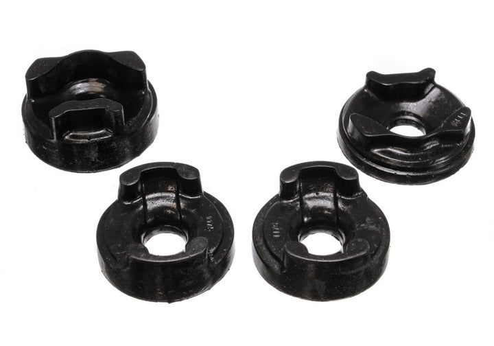 Energy Suspension 03-06 Toyota Matrix Black Motor Mount Insert Set (front and rear torque positions - Bull Strap