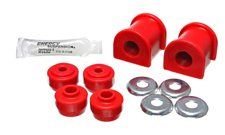 Energy Suspension 03-08 Lexus / 03-08 Toyota 4Runner Red 17mm Rear Sway Bar Bushing Kit - Bull Strap
