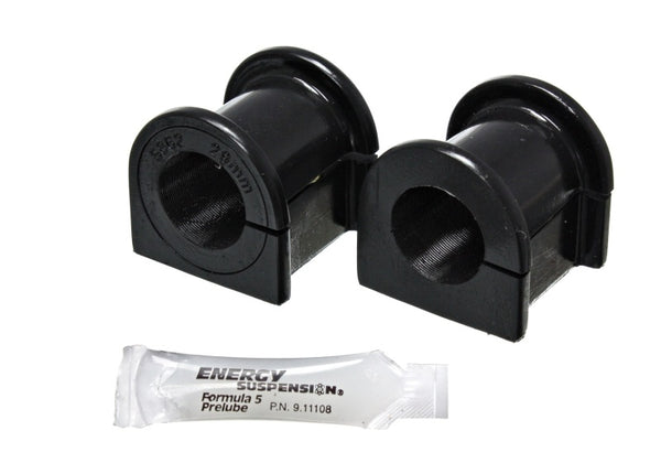 Energy Suspension 03-08 Lexus / 03-09 Toyota 4Runner Black 29mm Front Sway Bar Bushing Kit - Bull Strap