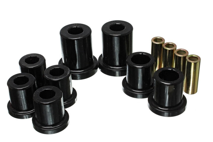 Energy Suspension 03-09 Lexus GX470 / 03-09 Toyota 4Runner 2WD/4WD Blk Front Control Arm Bushing Set - Bull Strap