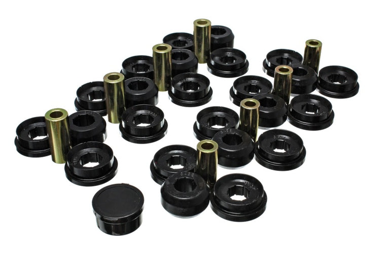Energy Suspension 03-09 Lexus Gx470 / 07-09 Toyota FJ Cruiser Black Rear End Control Arm Bushing Set - Bull Strap