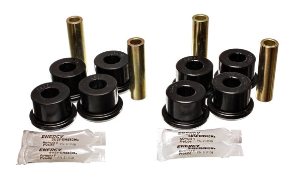 Energy Suspension 04-06 Pontiac GTO Black Rear End Control Arm Bushing Set - Bull Strap