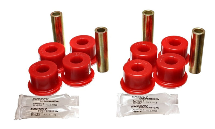 Energy Suspension 04-06 Pontiac GTO Red Rear End Control Arm Bushing Set - Bull Strap