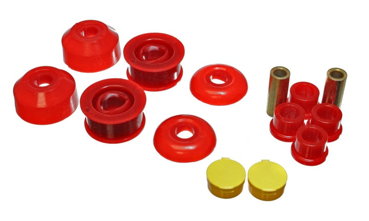 Energy Suspension 05-07 Scion tC / 03-06 Toyota Corolla/Matrix Red Front Control Arm Bushing Set - Bull Strap