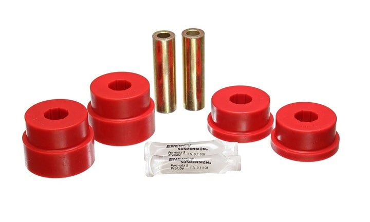 Energy Suspension 05-07 Scion xB Red Rear Trailing Arm Bushing Set - Bull Strap