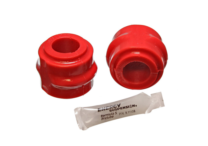 Energy Suspension 05-10 Chrysler 300C RWD/07-10 Charger RWD Red 27mm Front Sway Bar Bushing Set - Bull Strap