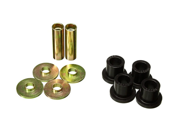 Energy Suspension 05-13 Toyota Tacoma 2wd/4wd Black Rack & Pinion Bushings - Bull Strap