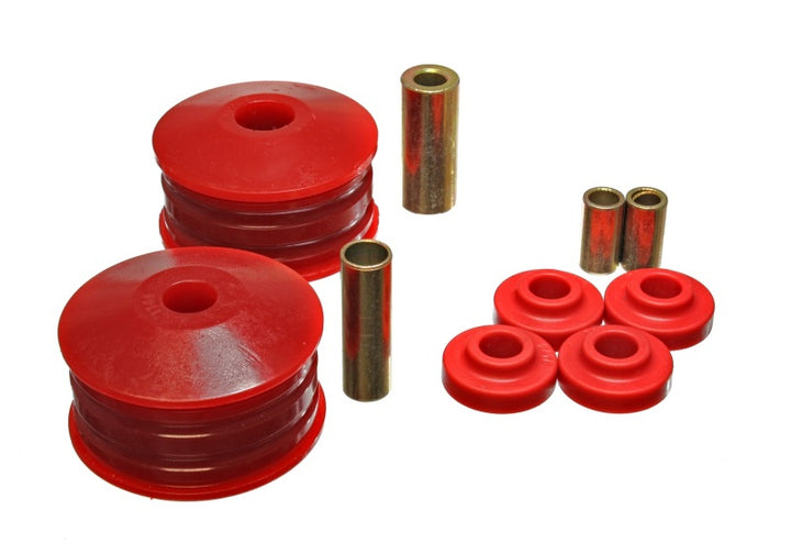 Energy Suspension 06-07 Mitsubishi Eclipse FWD Red Motor Mount Replacement Bushings for V6 (2 tourqu - Bull Strap
