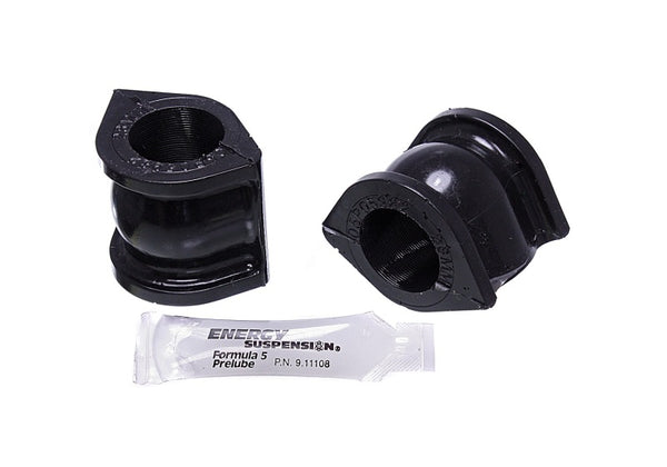 Energy Suspension 06-11 Honda Civic SI 28mm Front Sway Bar Bushing Set - Black - Bull Strap