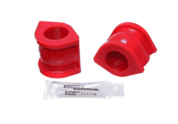 Energy Suspension 06-11 Honda Civic SI 28mm Front Sway Bar Bushings - Red - Bull Strap