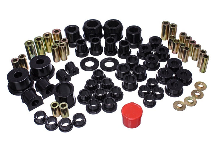 Energy Suspension 06-14 Mazda Miata Black Master Bushing Set - Bull Strap