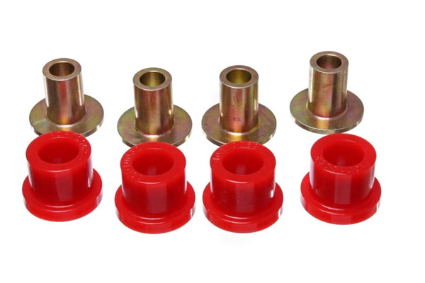 Energy Suspension 07-14 Toyota Tundra Red Rack & Pinion Bushing Set - Bull Strap