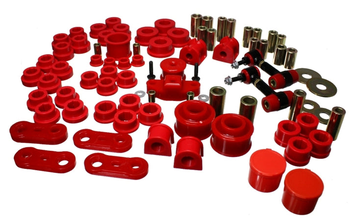 Energy Suspension 08-12 Subaru Impreza WRX Red Hyper-Flex Master Bushing Set - Bull Strap